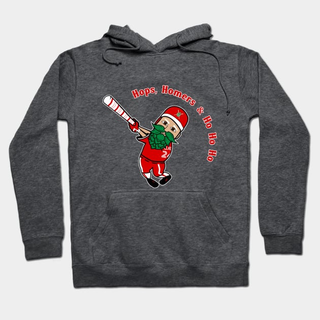 Hoppy Homer Santa Hoodie by Major League Brews 